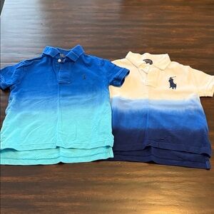 Polo by Ralph Lauren Kids Blue Gradient Polo Shirts